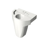 Cllose up scheidingswandhaak wit