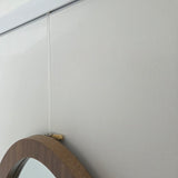 glijder economy in click rail met rond messing haak