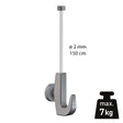 Ophangset 2 mm Glijder Economy perlon + Haak 7 kg
