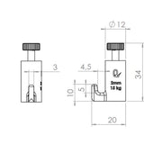 lijntekening auto grip haak