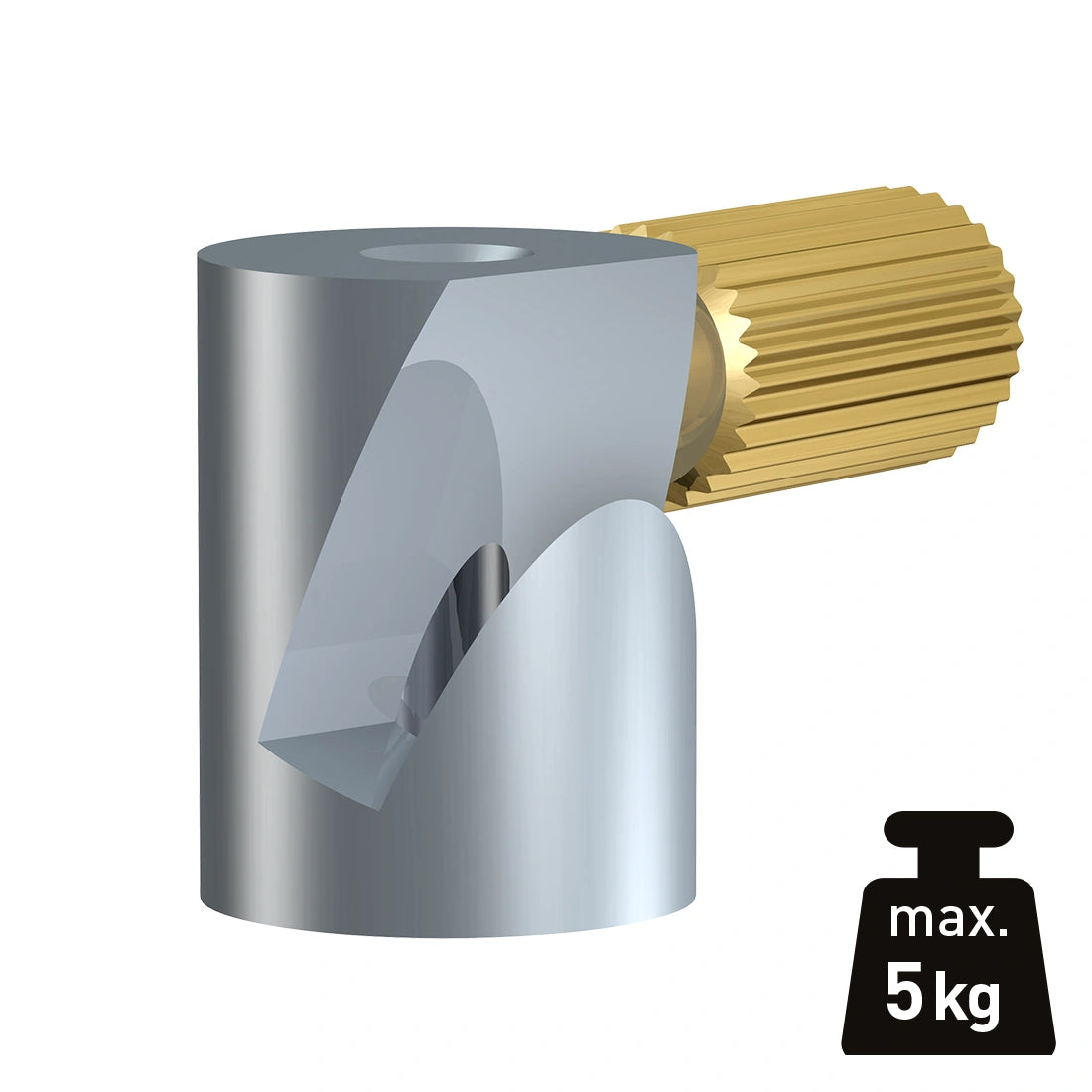 Rond Messing haak 5 kg