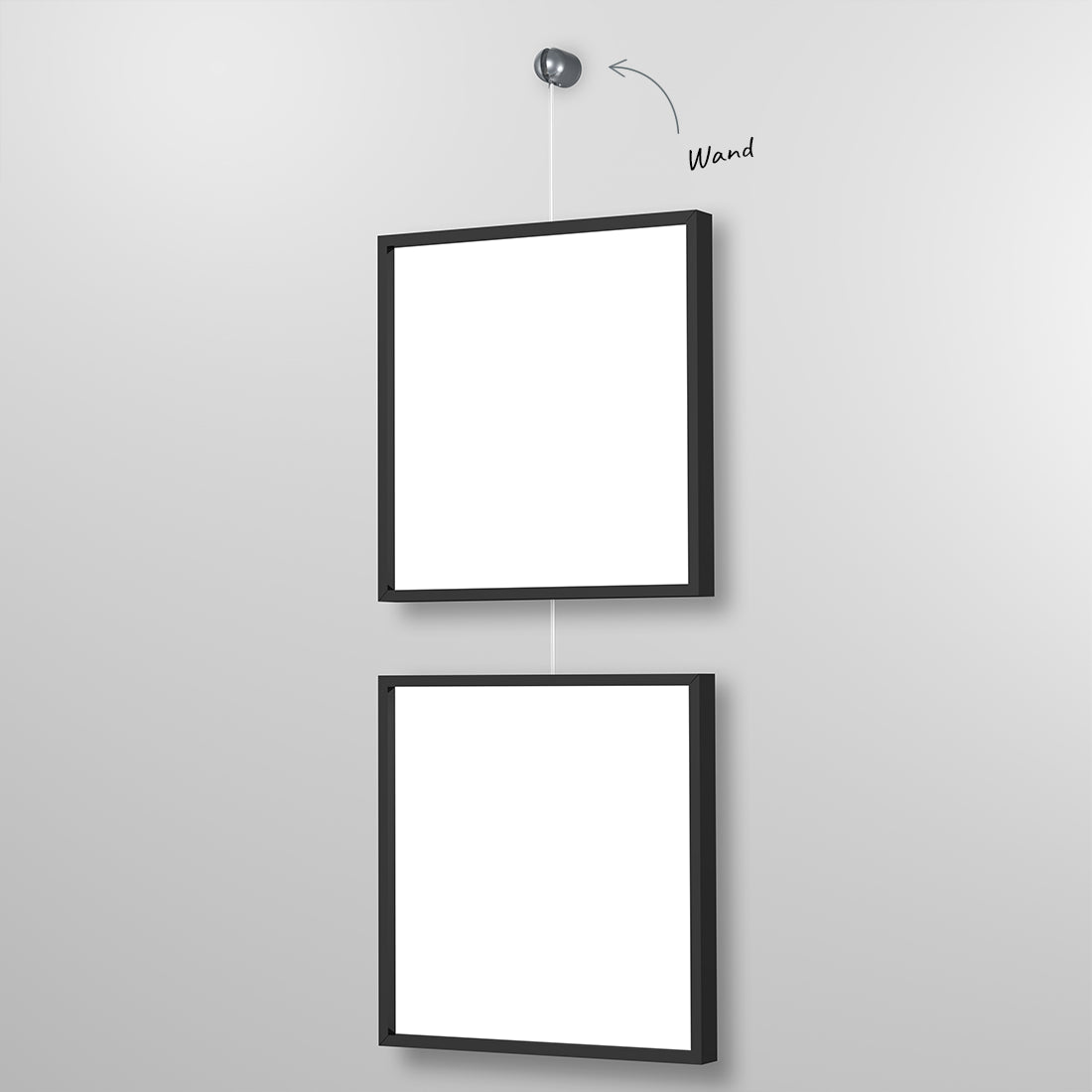 Solohanger aan wand hangen