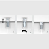 Twister cliq2fix bevestigen in rail