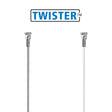 Twister 2 mm ophangdraden met twister logo