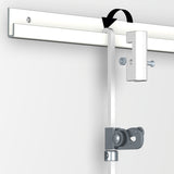 Blokkeringsblokje aan rail en stang bevestigen