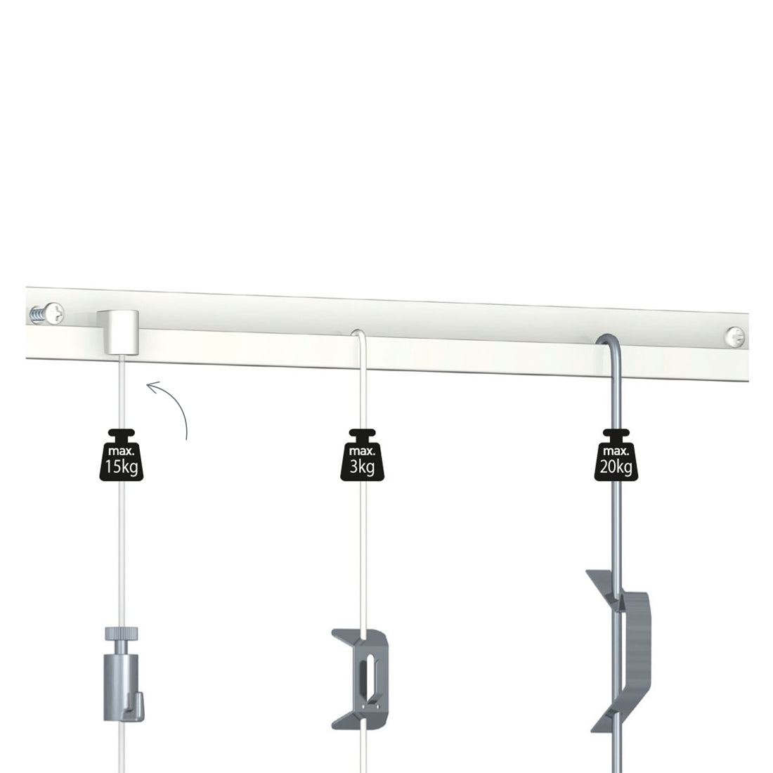 Clinderhaak Artiteq draagkracht