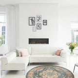 Mur de galerie sur système de suspension de tableaux Click Rail