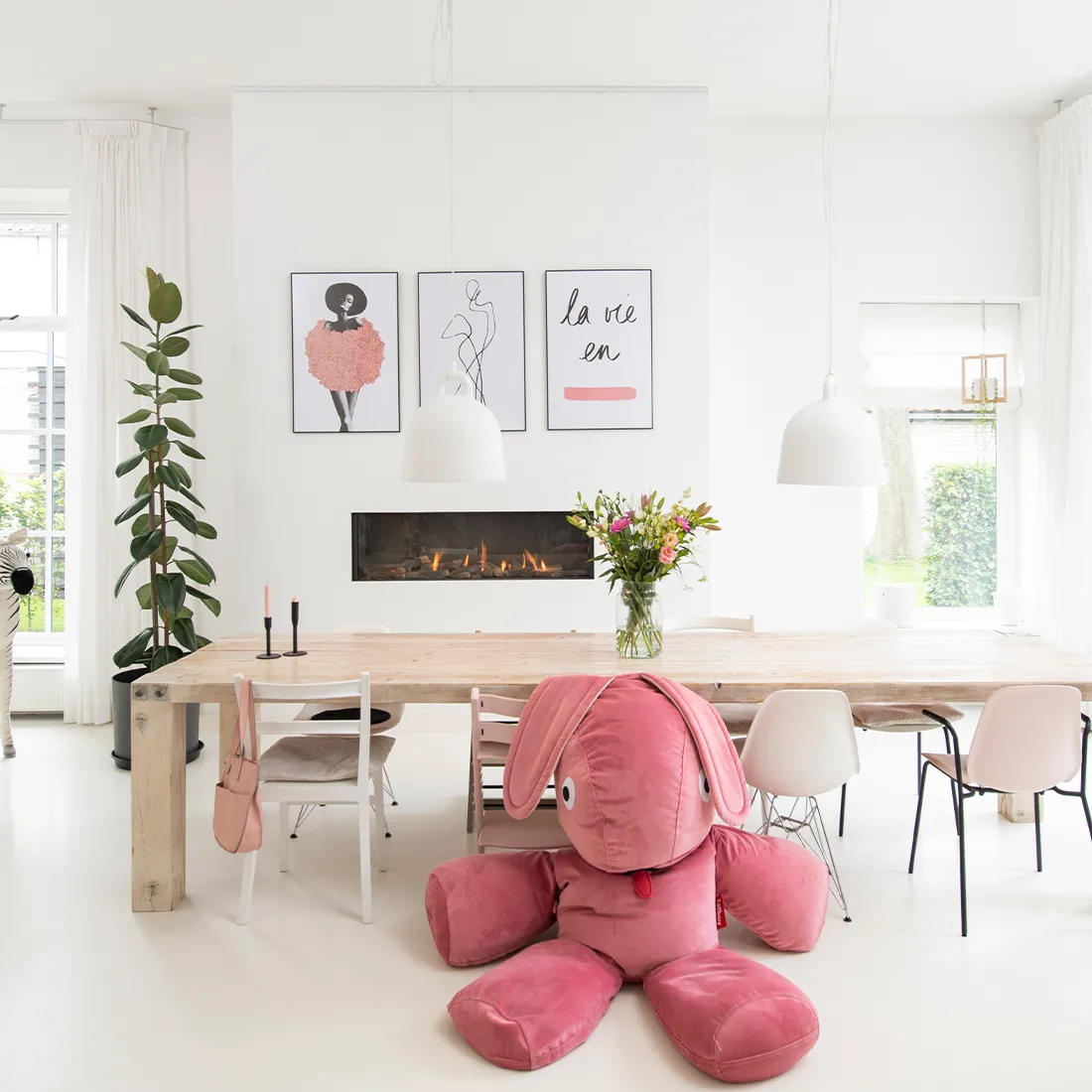 Rail de suspension pour tableau Cadres Click Rail sur mur