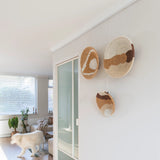 Contour Rail wit primer RAL9016; 3 manden aan perlon draad