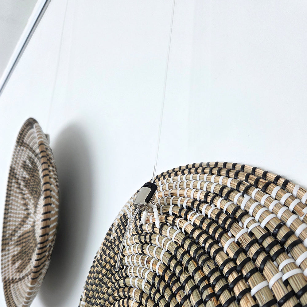 Newly Ophanghaak H100 beveiligd 20 kg rieten wandhanger aan muur