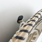 Newly Ophanghaak H100 beveiligd 20 kg bevestigd aan achterkant rieten wandhanger