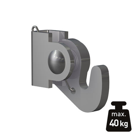 Klemhaak 40 kg met gewicht icon