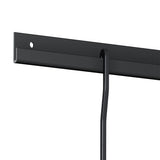 S-knik stang 4x4 zwart aan zwarte classic rail +