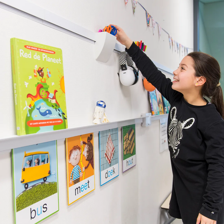 Presentatie ophangsystemen voor onderwijs, kantoor