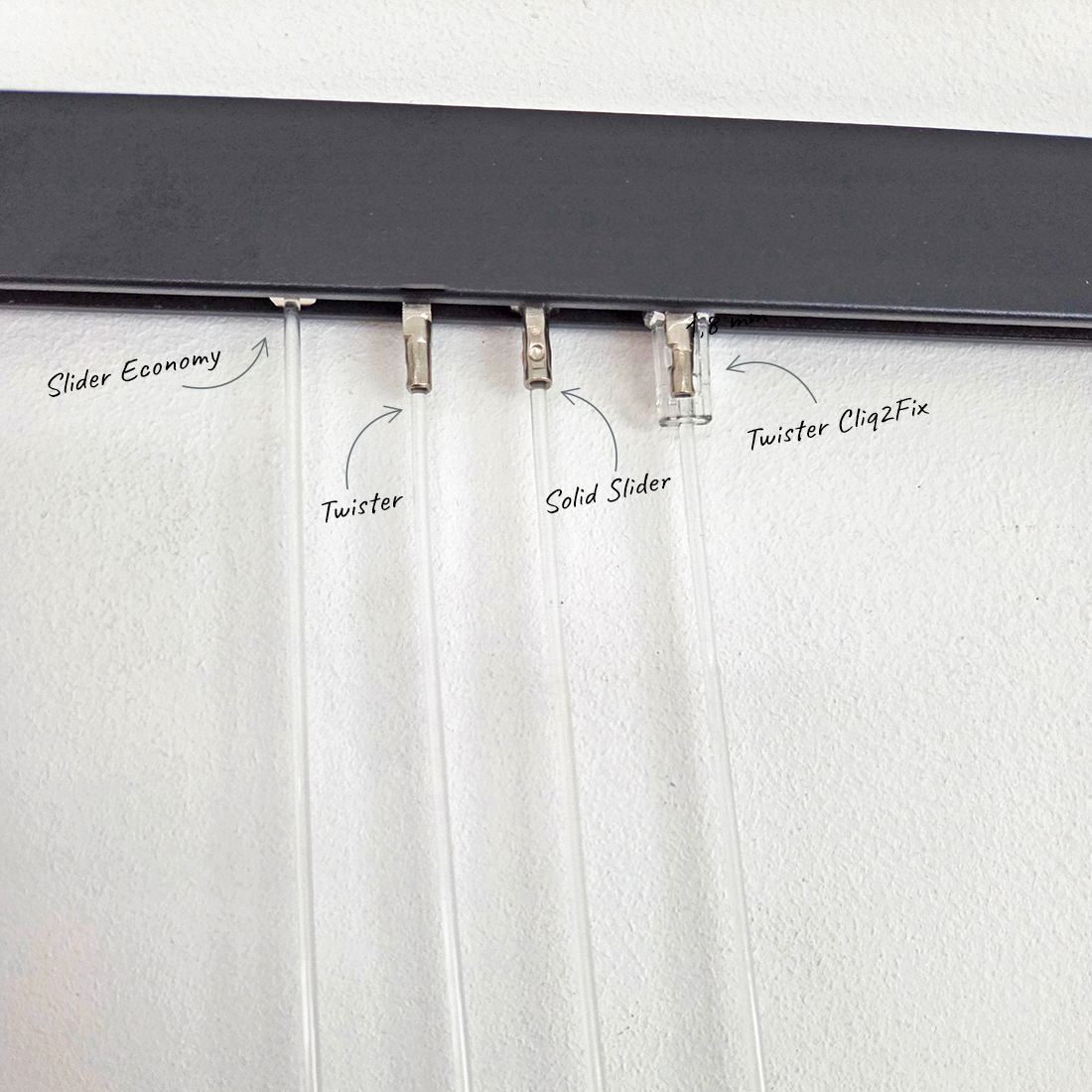 Verschil koppen ophangdraden