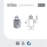Lijntekening T&S Frame Hanger Junior M