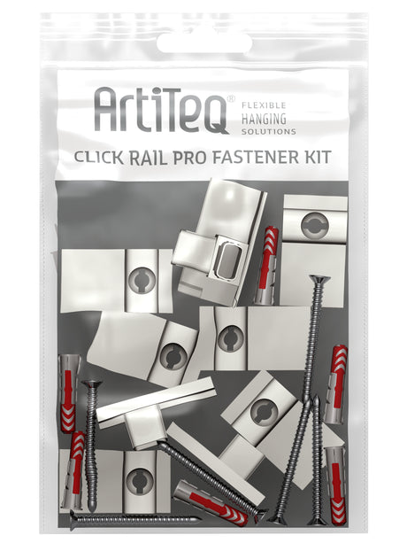 Montageset Click Rail Pro wit