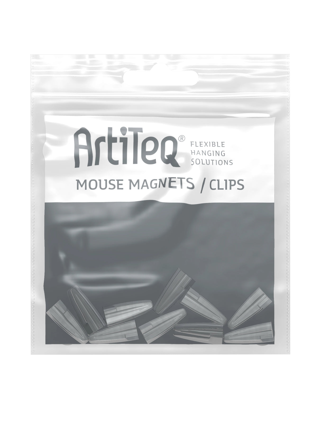 Montagezakje clips transparant