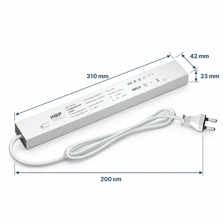 Illume Duo Rail 48V Driver Casambi 160 VA