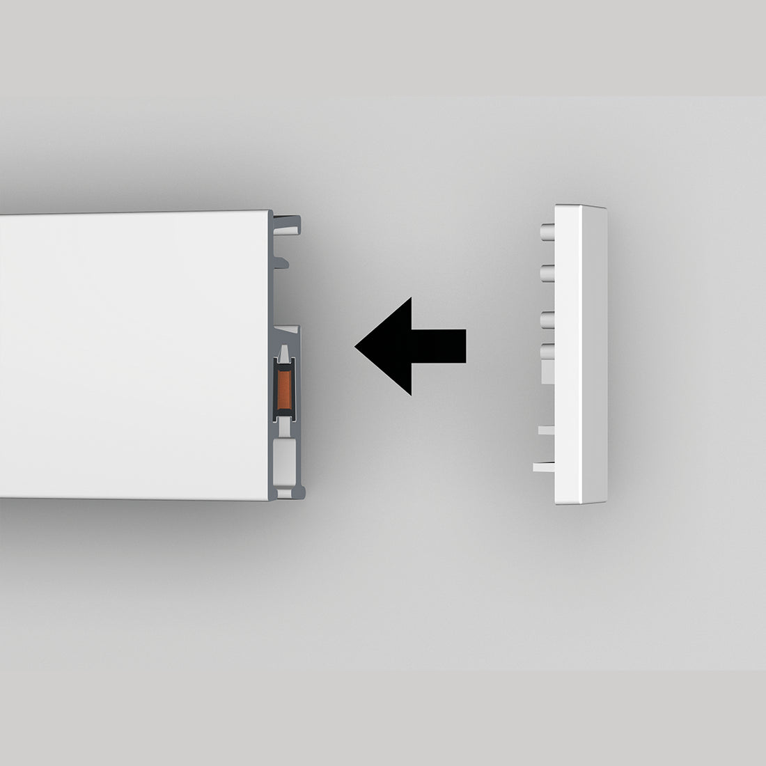 Illume Duo Rail End cap