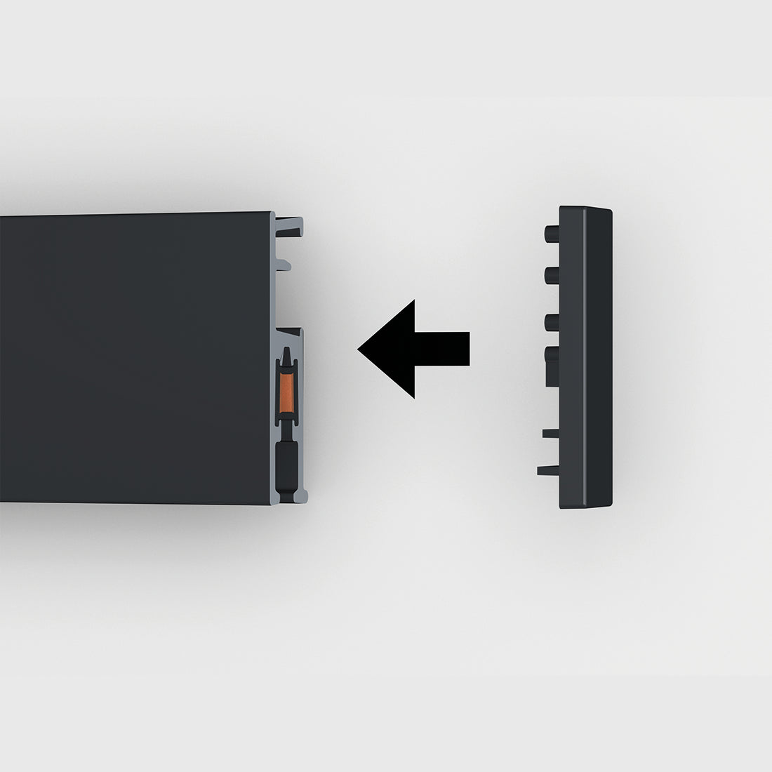 Illume Duo Rail End cap