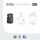 Gancho de suspensión Micro Grip 5-10 kg