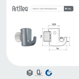 Lijntekening Newly Ophanghaak H30