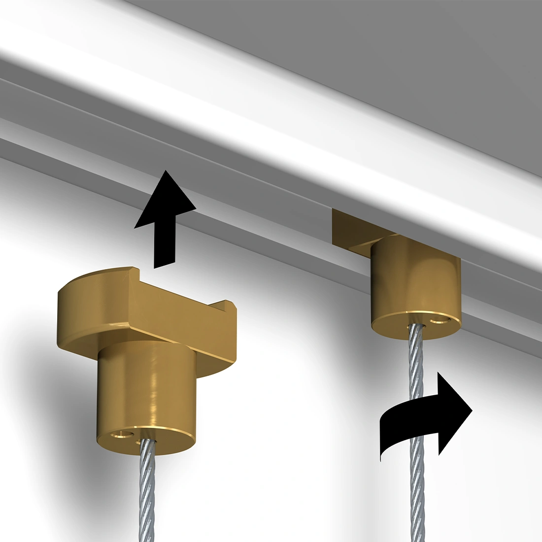 Slide Heavy Duty Track Plafond