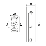 Track&Slide M 100 kg
