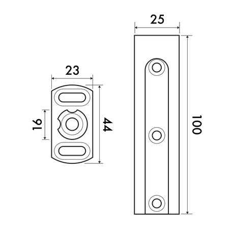 TRACK&SLIDE M 100 kg