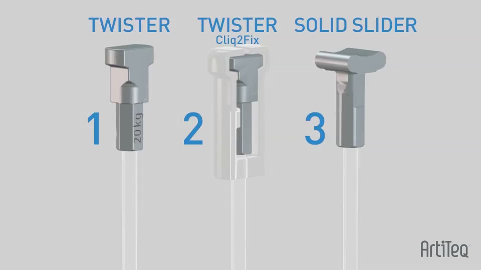 Twister 2 mm ophangdraden