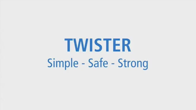 video stappen twister ophangen in ophangsysteem artiteq