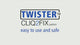 Twister Cliq2Fix 2 mm hanging wires
