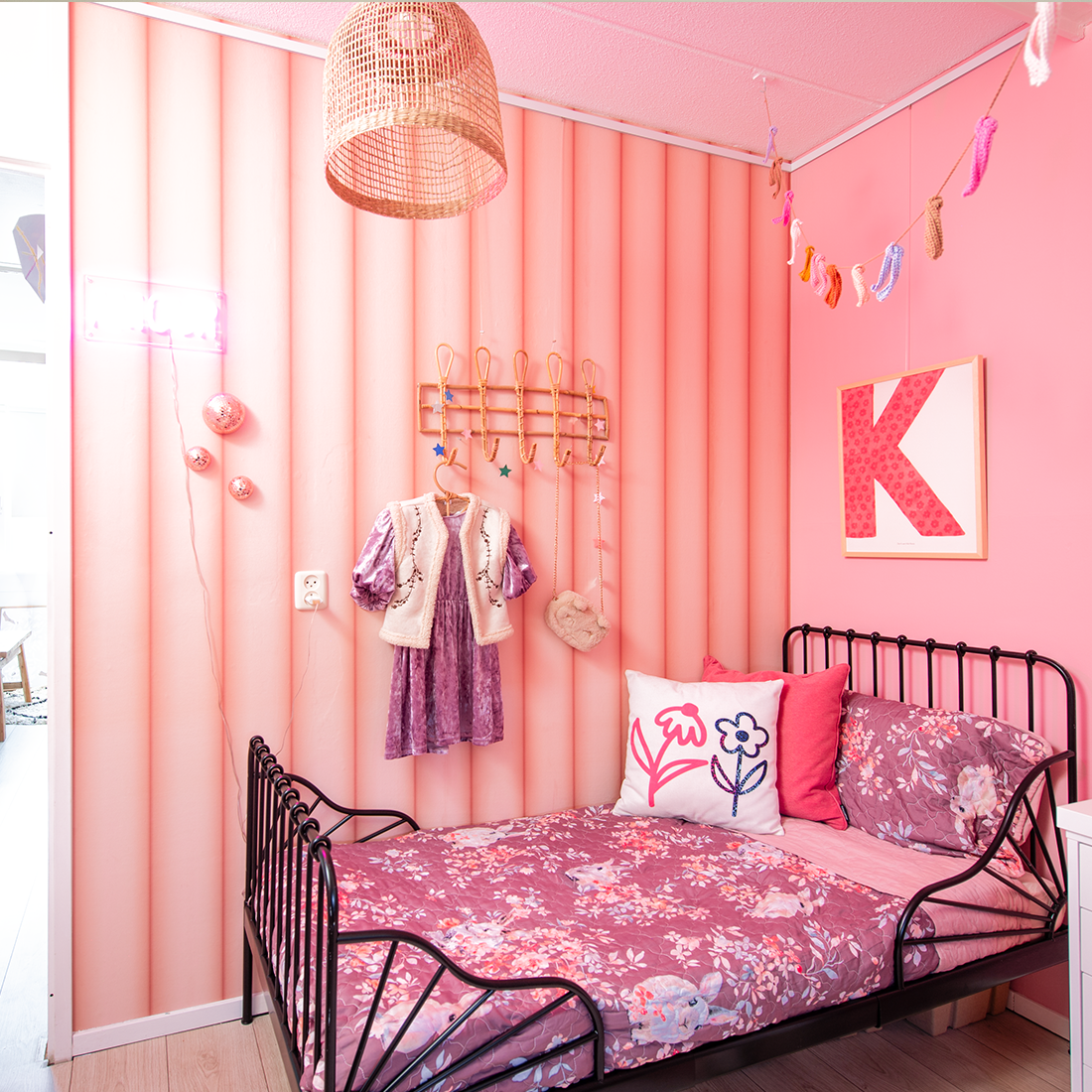NL Click Rail wanddecoraties slaapkamermuur